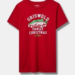 Torrid Griswold Christmas Vacation graphic tee NWT